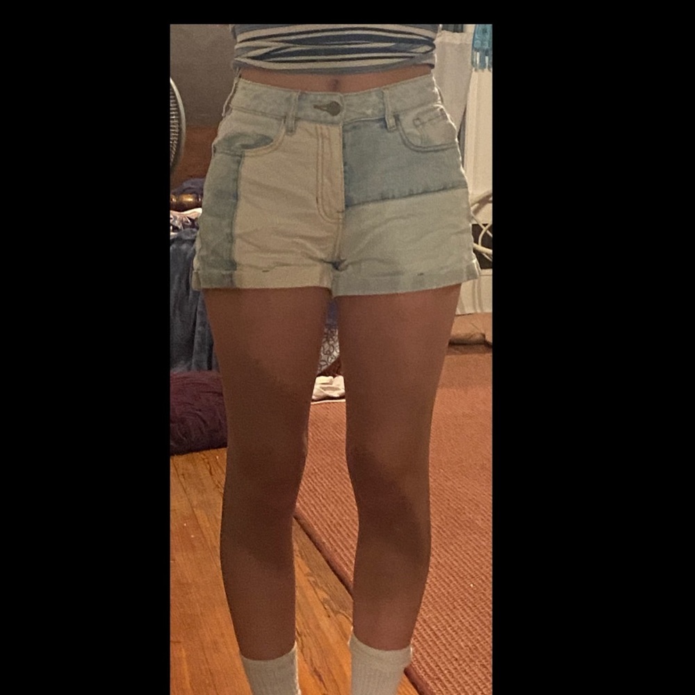 patchwork pacsun shorts